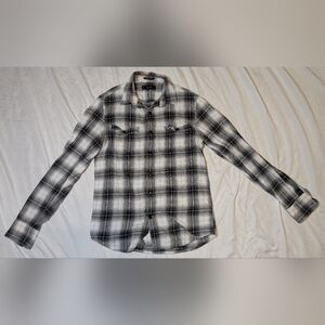 Lucky Brand Los Angeles Classic Fit Men's‎ Plaid Flannel Size Small
